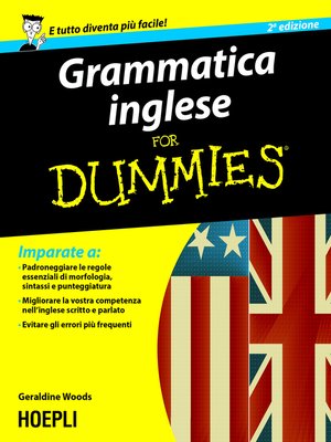 cover image of Grammatica inglese For Dummies